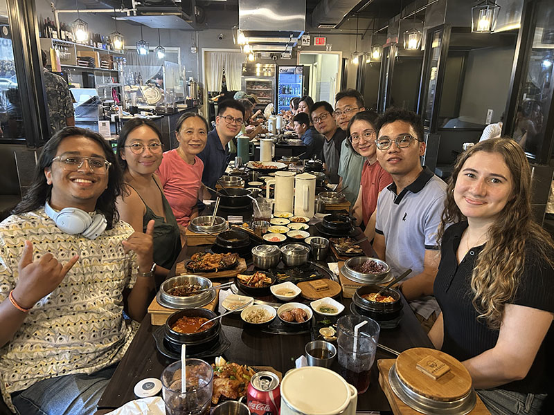 Chen Lab group picture lunch